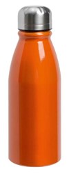 Obrázky: Oranžová hliníková fľaša s nerezovým viečkom
