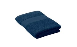 Zobrazit detaily pro Tmavomodrý bavlnený uterák 100 x 50 cm Obrázky: Tmavomodrý bavlnený uterák 100 x 50 cm