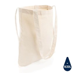 Obrázky: Nákupná biela taška z recyklovanej bavlny AWARE