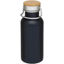 Obrázky: Nerezová športová fľaša 550ml, čierna