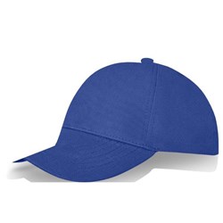 Obrázky: 6panelová čiapka s kovovou prackou, stredne modrá