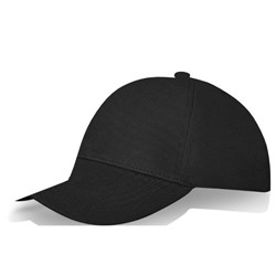 Obrázky: 6panelová čiapka s kovovou prackou, čierna