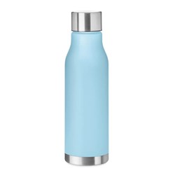Zobrazit detaily pro Sv. modrá fľaša z RPET, pogumovaná úprava, 600ml Obrázky: Sv. modrá fľaša z RPET, pogumovaná úprava, 600ml