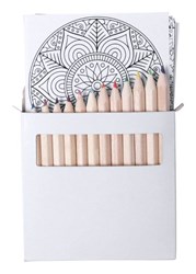 Zobrazit detaily pro Pastelky s mandala omaľovánkami Obrázky: Pastelky s mandala omaľovánkami