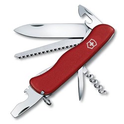 Zobrazit detaily pro Vreckový nôž VICTORINOX FORESTER červený Obrázky: Vreckový nôž VICTORINOX FORESTER červený