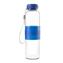 Zobrazit detaily pro Fľaša zo skla 550 ml, modrá Obrázky: Fľaša zo skla 550 ml, modrá