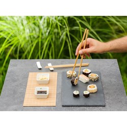 Obrázky: Set na sushi s veľkou kameninovou podložkou