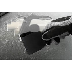 Obrázky: Škrabka na ľad z recykl. PET, čierna