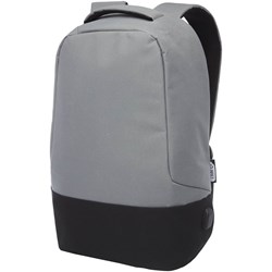 Obrázky: Šedý bezpečnostný ruksak z RPET Cover