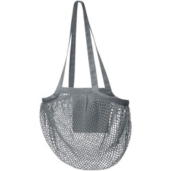Obrázky: Sieťovaná nákupná taška Pune šedá