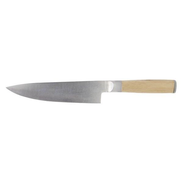 Obrázky: Nerezový kuchársky nôž s bambusovou rukoväťou, Obrázok 6