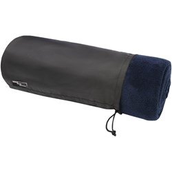 Zobrazit detaily pro Modrá deka z recyklovaného coral flísu v obale Obrázky: Modrá deka z recyklovaného coral flísu v obale