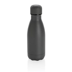 Zobrazit detaily pro Jednofarebná šedá nerezová termo fľaša 260ml Obrázky: Jednofarebná šedá nerezová termo fľaša 260ml
