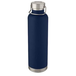 Zobrazit detaily pro Medená športová fľaša 1L,vákuová izolácia, modrá Obrázky: Medená športová fľaša 1L,vákuová izolácia, modrá