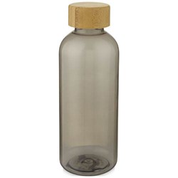 Zobrazit detaily pro Šedá transp. fľaša z recykl. PET a bambusu 650 ml Obrázky: Šedá transp. fľaša z recykl. PET a bambusu 650 ml