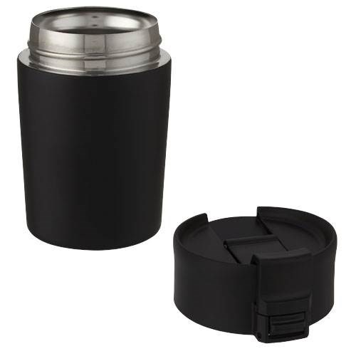 Obrázky: Medený termohrnček 180 ml, čierny, Obrázok 2