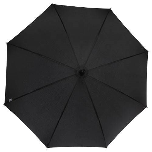 Obrázky: Čierny dáždnik s aut.otváraním, zahnutá rukoväť, Obrázok 4