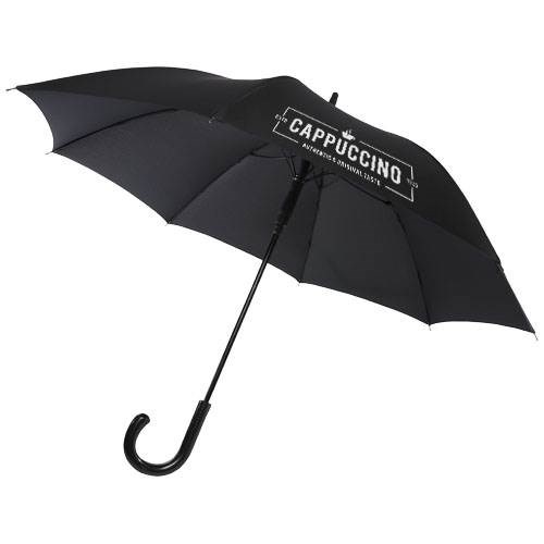 Obrázky: Čierny dáždnik s aut.otváraním, zahnutá rukoväť, Obrázok 5