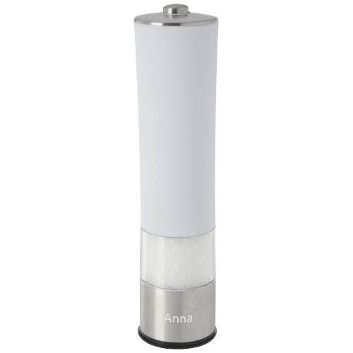 Obrázky: Plast.elektrický mlynček na soľ al. korenie biely, Obrázok 5