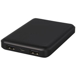 Zobrazit detaily pro Čierna tenká powerbanka 5 000 mAh s podsvietením Obrázky: Čierna tenká powerbanka 5 000 mAh s podsvietením