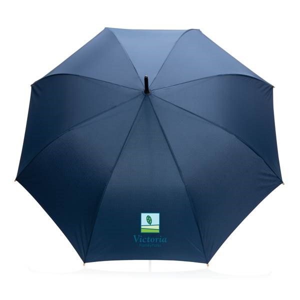 Obrázky: Modrý bambusový auto-open dáždnik Impact, Obrázok 5
