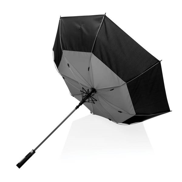 Obrázky: Šedý voči vetru odolný auto-open dáždnik Impact, Obrázok 3