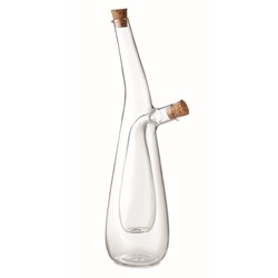 Obrázky: Sklenená fľaša na olej a ocot, transparentná