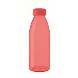 Obrázky: Transparentná červená RPET fľaša 500 ml