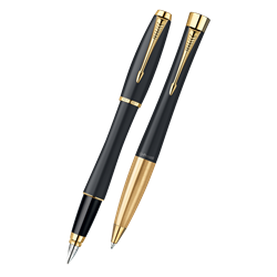 Zobrazit detaily pro Parker URBAN Matte Black GT, sada pl. a gulič.pera Obrázky: Parker URBAN Matte Black GT, sada pl. a gulič.pera