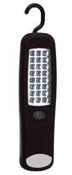 Zobrazit detaily pro Čierna 24x LED pracovná lampa s magnetom a háčikom Obrázky: Čierna 24x LED pracovná lampa s magnetom a háčikom