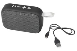Zobrazit detaily pro Čierny Bluetooth reproduktor 3W s pútkom Obrázky: Čierny Bluetooth reproduktor 3W s pútkom
