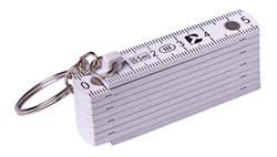 Zobrazit detaily pro Bielo-šedý skladací polmeter s príveskom, 0,5 m Obrázky: Bielo-šedý skladací polmeter s príveskom, 0,5 m