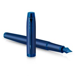 Zobrazit detaily pro PARKER IM Monochrome Blue plniace pero, hrot M Obrázky: PARKER IM Monochrome Blue plniace pero, hrot M
