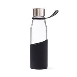 Obrázky: Sklenená 0,55l fľaša na vodu VINGA v čirnom obale