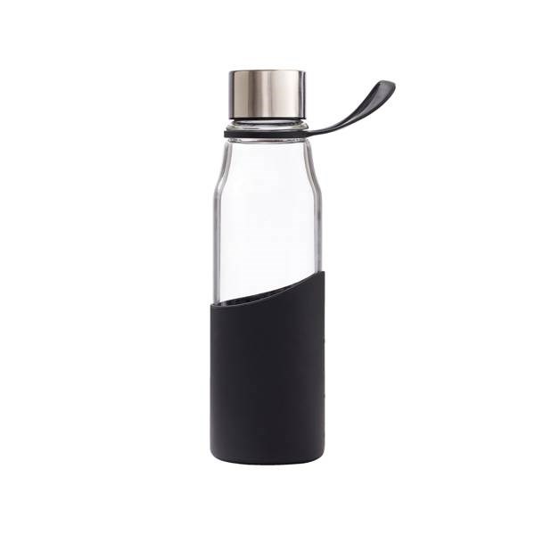 Obrázky: Sklenená 0,55l fľaša na vodu VINGA v čirnom obale, Obrázok 8