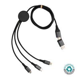 Zobrazit detaily pro Nabíj. kábel 6 v 1 Terra z RCS hliníka a TPE,120cm Obrázky: Nabíj. kábel 6 v 1 Terra z RCS hliníka a TPE,120cm