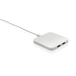 Zobrazit detaily pro Bezdrôt. nabíjačka-RCS rec. plast,USB výst.,biela Obrázky: Bezdrôt. nabíjačka-RCS rec. plast,USB výst.,biela