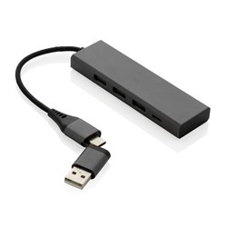 Obrázky: USB rozbočovač Terra z RCS recykl. hliníka