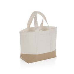 Obrázky: Malá chladiaca taška Impact z recykl.bavlny biela