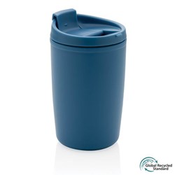 Obrázky: Termohrnček 300 ml z GRS recykl. PP modrý