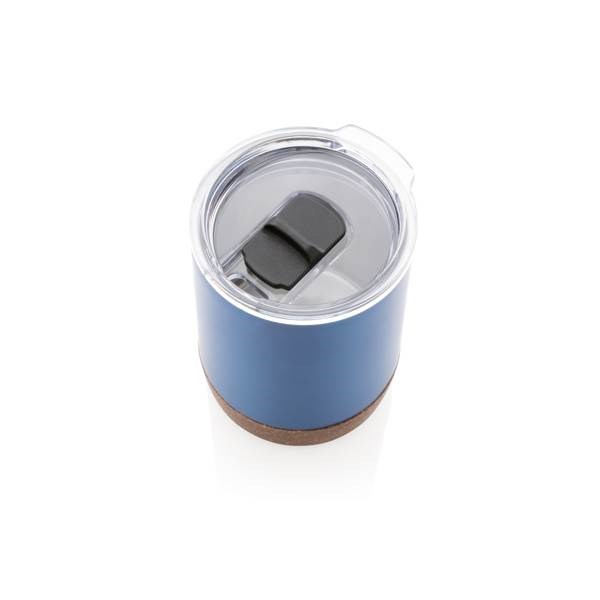Obrázky: Malý termohrnček, recykl. oceľ 180 ml modrý, Obrázok 4