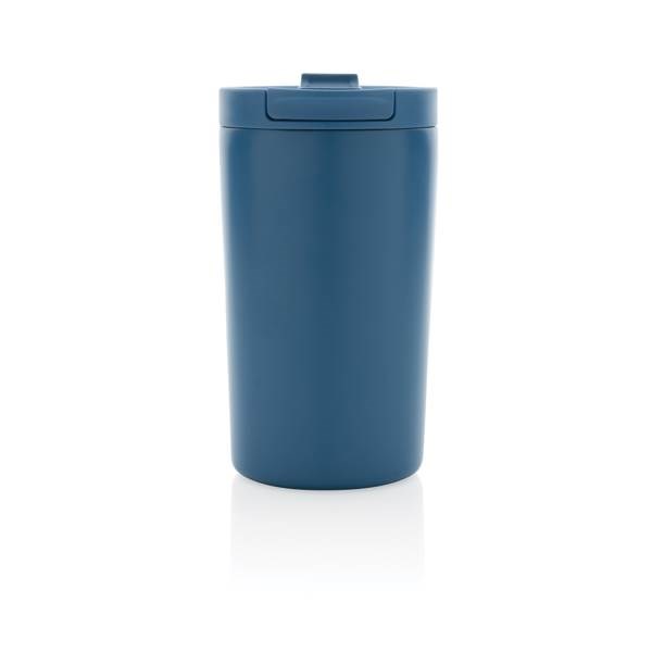 Obrázky: Termohrnček so zámkom,recykl. oceľ 300 ml modrý, Obrázok 2