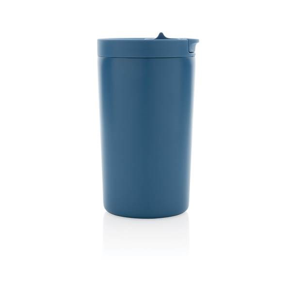Obrázky: Termohrnček so zámkom,recykl. oceľ 300 ml modrý, Obrázok 3
