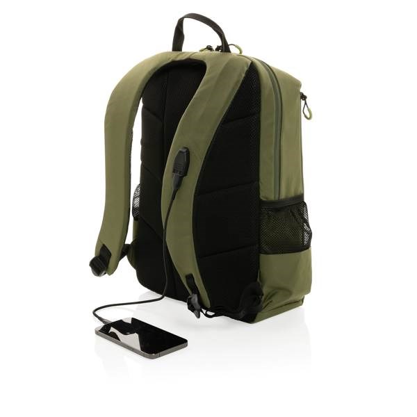 Obrázky: Černo/zelený ruksak na 15,6