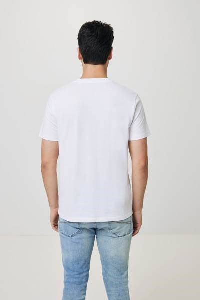 Obrázky: Unisex tričko Bryce, rec.bavlna, biele XL, Obrázok 6