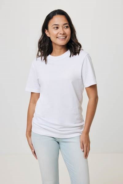 Obrázky: Unisex tričko Bryce, rec.bavlna, biele XL, Obrázok 10