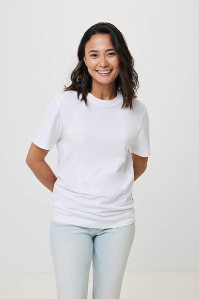 Obrázky: Unisex tričko Bryce, rec.bavlna, biele XL, Obrázok 12