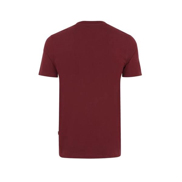 Obrázky: Unisex tričko Bryce, rec.bavlna, vínové XL, Obrázok 2