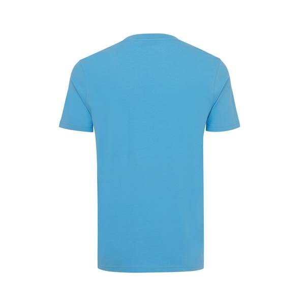 Obrázky: Unisex tričko Bryce, rec.bavlna, modré M, Obrázok 2