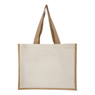 Obrázky: Prírodná bavlnená nákupná taška s dlhými ušami, Obrázok 2